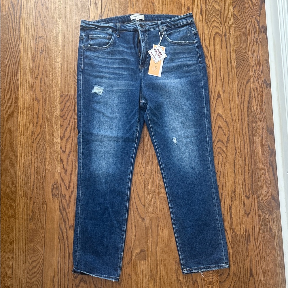 Stylish High Rise Blue Jeans